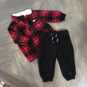 Carters Fleece Jacket and Pant Set